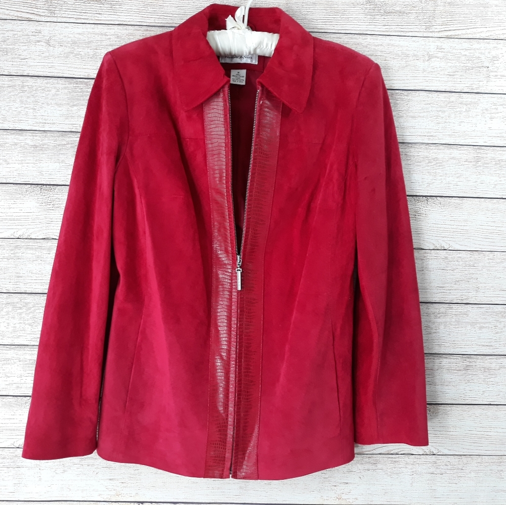 Preston & York Red Suede Jacket